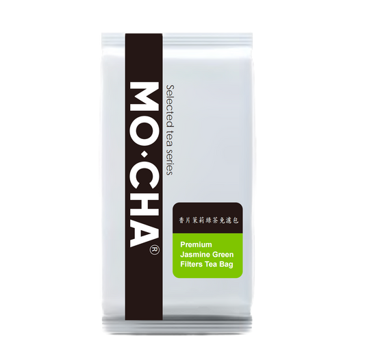 Mocha Premium Jasmine Green Filtered Tea Bag 50 gram/tea 10 bags/case