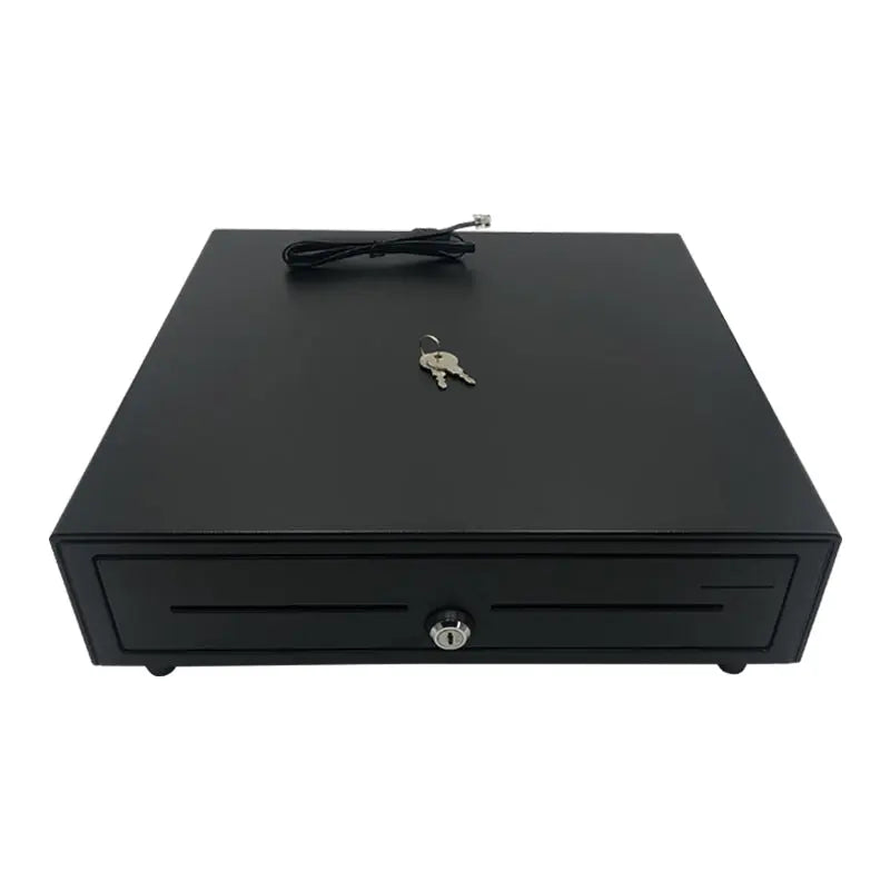 Black Steel Cash Drawer, 5 Bills/8 Coins PBM