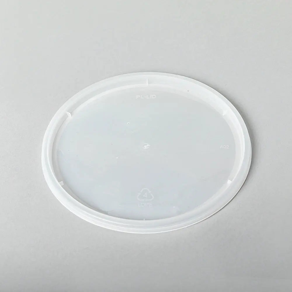 HT 64 oz. Round Clear Plastic Soup Container Set - 120/Case HT