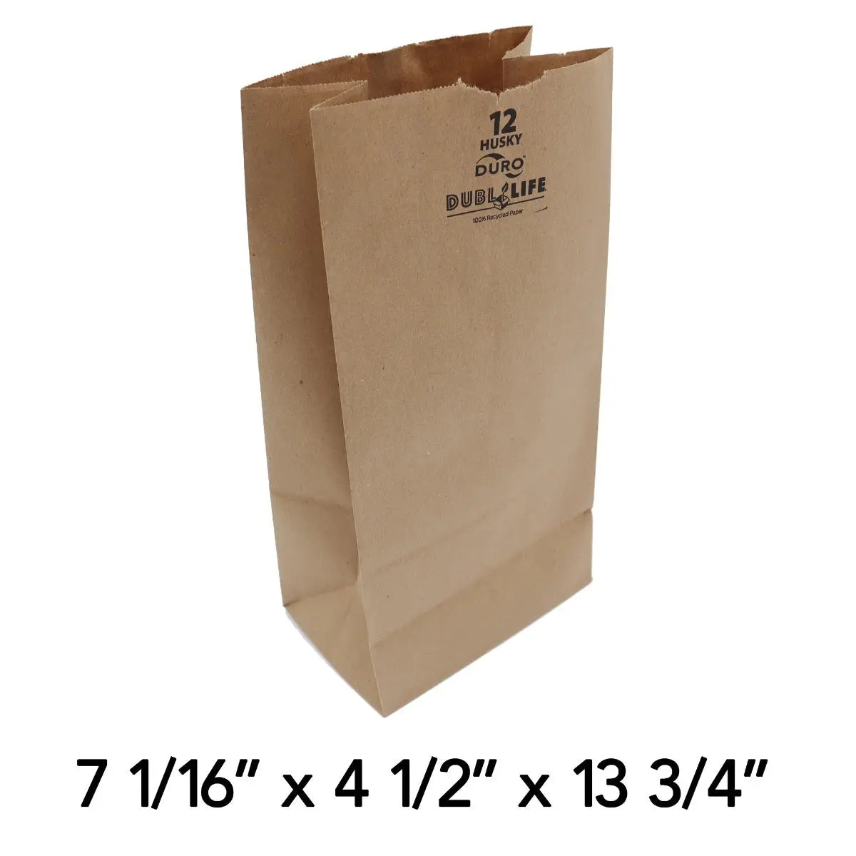 Duro Husky Heavy Duty 12 lb Kraftpaper Bag 400 Cas - restaurant supplies wholesale