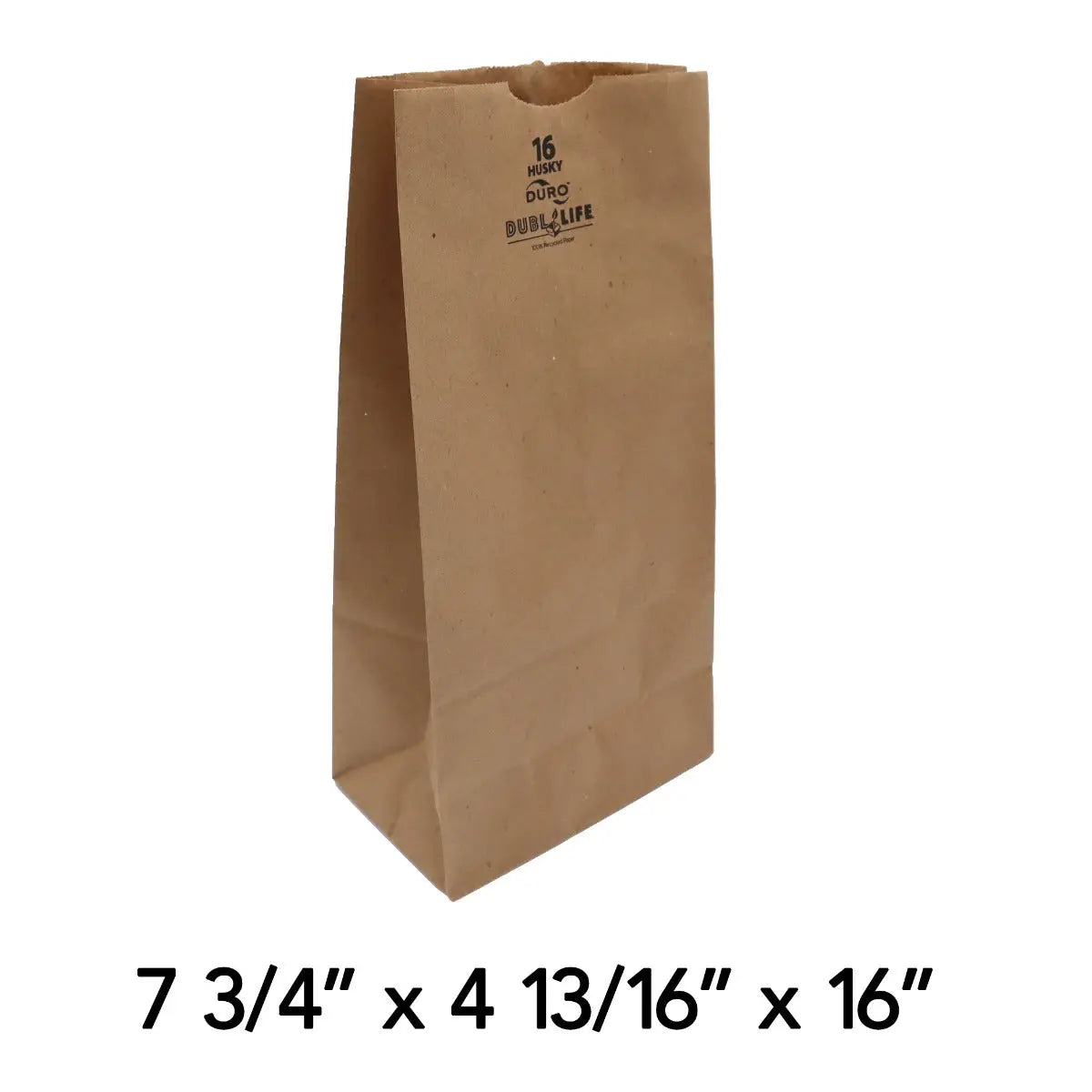 Duro Husky Heavy Duty 16 lb Kraftpaper Bag 400 Cas - restaurant supplies wholesale