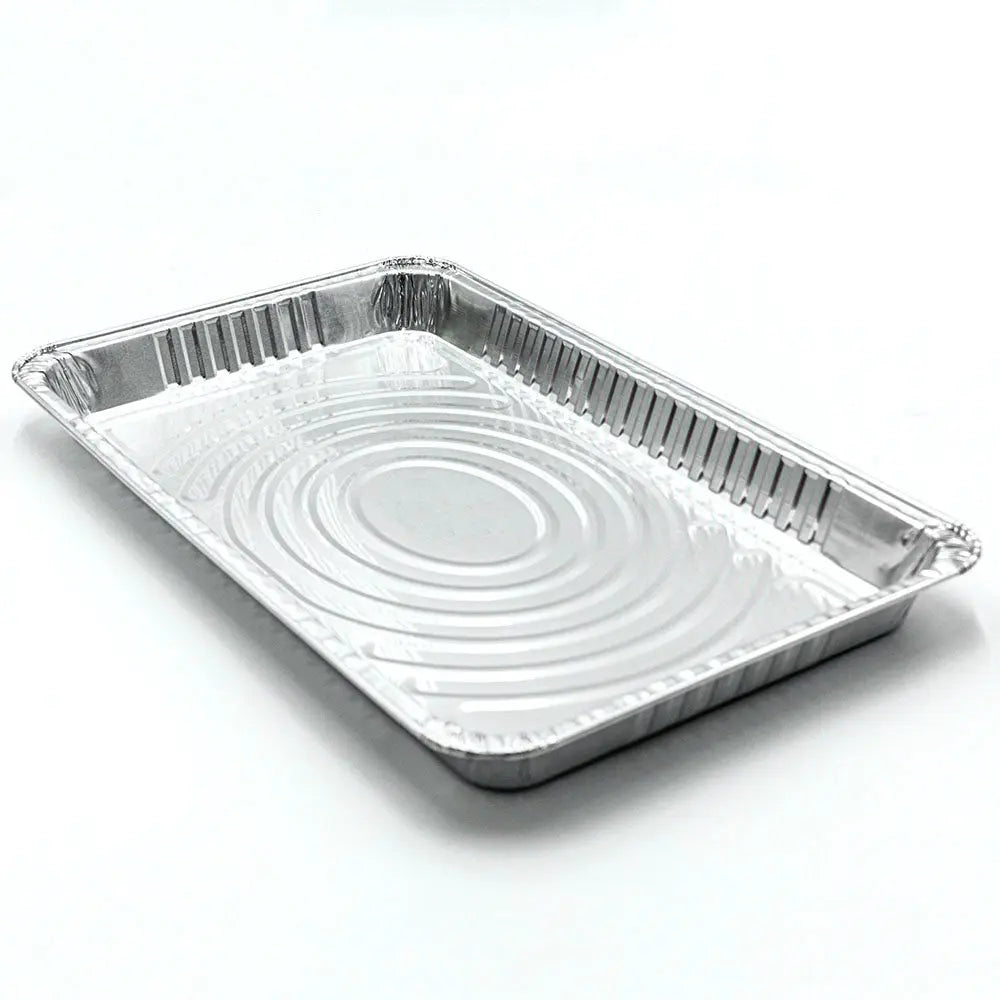 WS Full Size 20.5" X 12.75" X 1.75" Rectangular Aluminum Foil Steam Table Pan Shallow (Not Combo) - 40/Case SUPERWIN