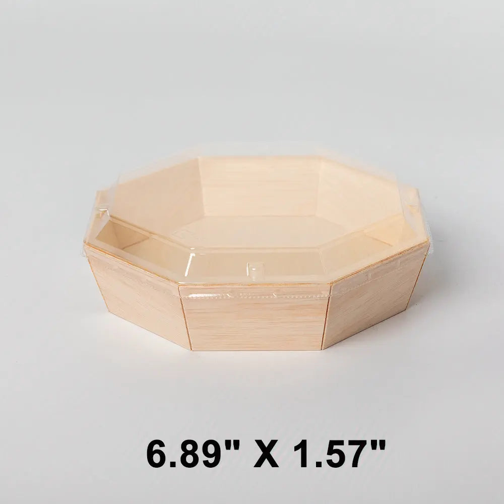 Premium Octagon Wooden Box Set 6 89 X 1 57 300 Cas - food box packaging