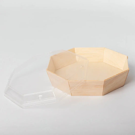 Premium Octagon Wooden Box Set 6.89 X 1.57 - 300/Case Songran