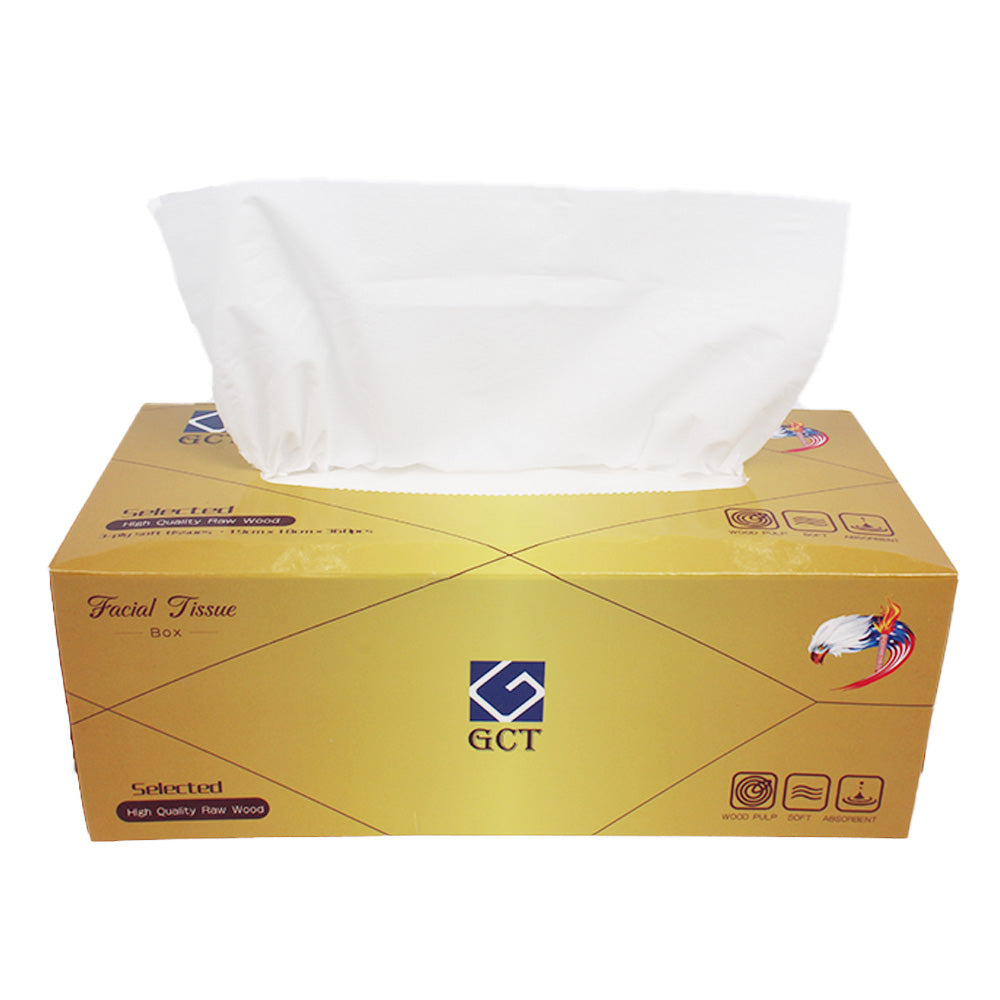 3-Ply Facial Tissue 7.5" X 7", 360 Sheets/Box - 24 Boxes/Case