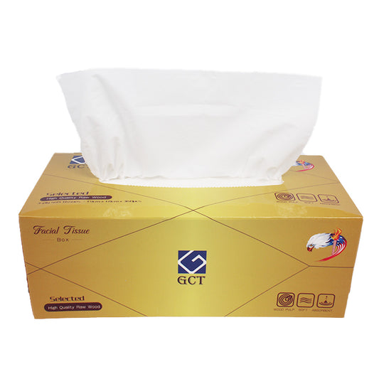 3-Ply Facial Tissue 7.5" X 7", 360 Sheets/Box - 24 Boxes/Case