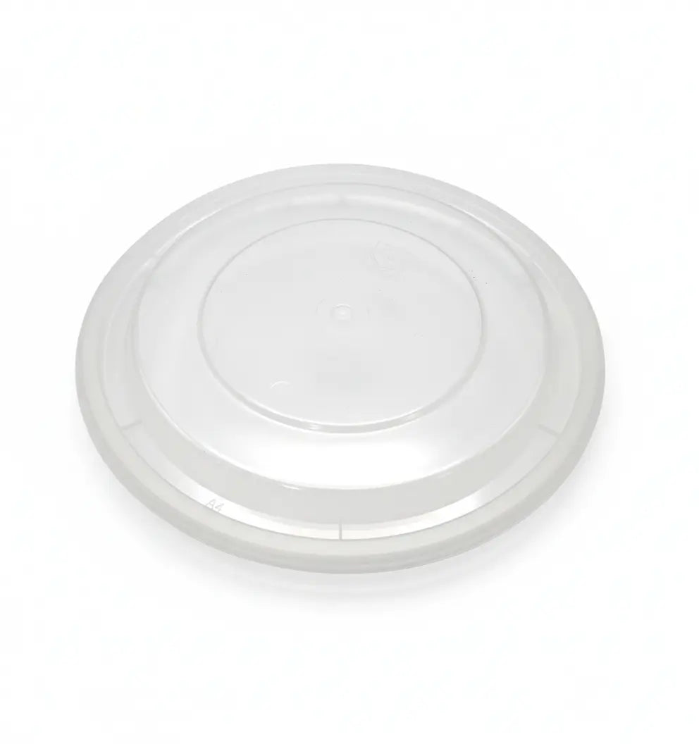 GCT 16oz. Round Black Plastic Deli Container Set (G-818B)- 150/Case WL