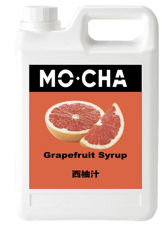 Mocha Grapefruit Syrup 5.5 lbs/Bottle - 4 Bottles/Case