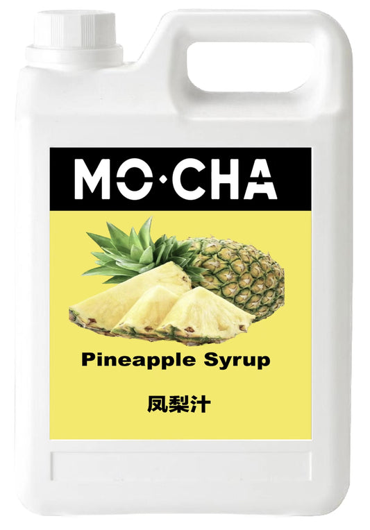 Mocha Golden Diamond Pineapple Syrup - 5.5lbs / Bottle