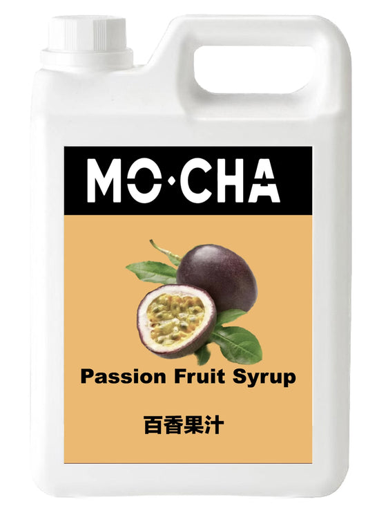 Mocha Nantou Passion Fruit Syrup 5.5 lbs/Bottle - 4 Bottles/Case