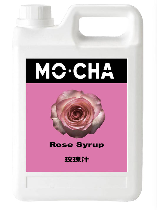 Mocha Rose Syrup 5.5 lbs/Bottle - 4 Bottles/Case