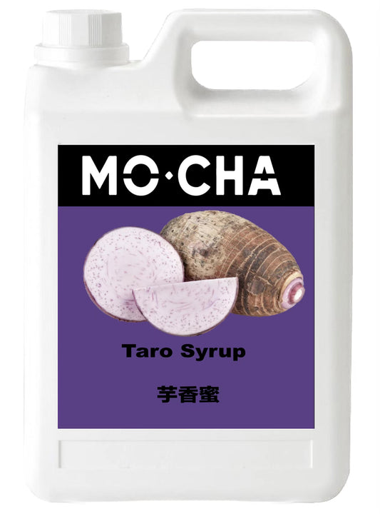 Mocha Taro Syrup 5.5 lbs/Bottle - 4 Bottles/Case