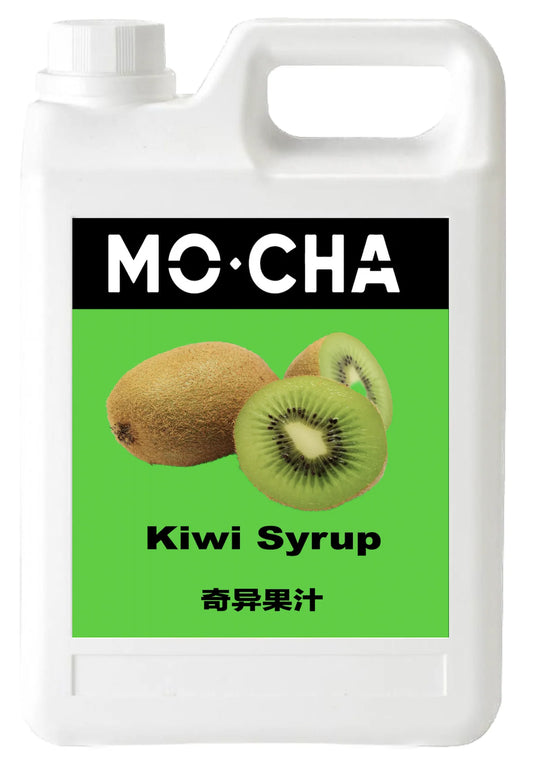 Mocha KIWI Syrup 5.5 lbs/Bottle - 4 Bottles/Case