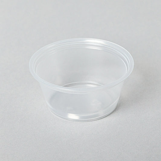 3.25 oz. Clear Plastic Portion Cup (Not Combo) - 2500/Case