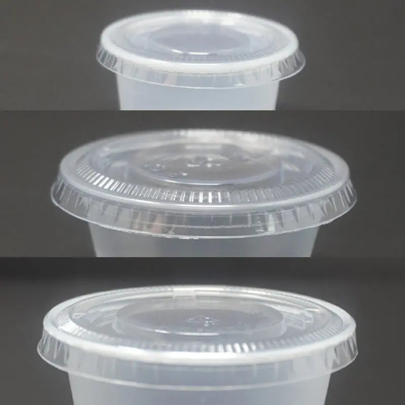 Plastic Lid for 1.5 to 2oz. Plastic Portion Cup - 2000/Case HW