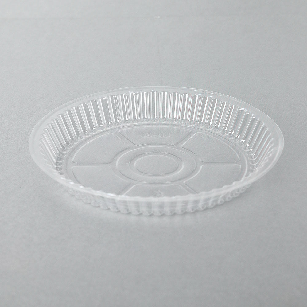 7" Round Clear Plastic Dome Lid - 500/Case