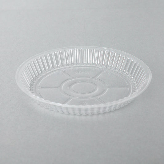 7" Round Clear Plastic Dome Lid - 500/Case