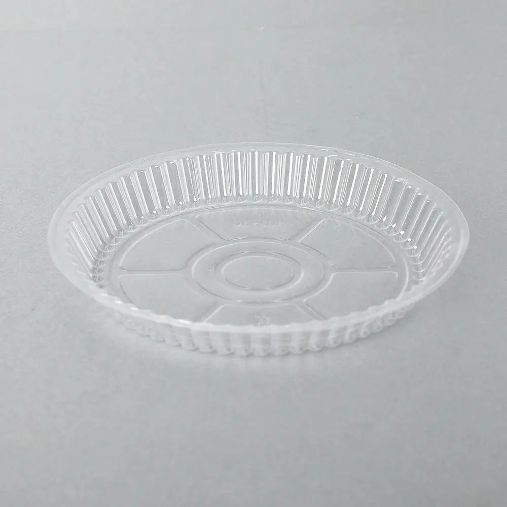 7" Round Clear Plastic Dome Lid - 500/Case APC