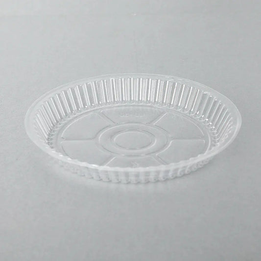 7" Round Clear Plastic Dome Lid - 500/Case APC