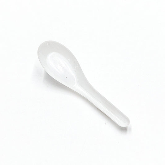 6" White Chinese Plastic Spoon - 850/Case