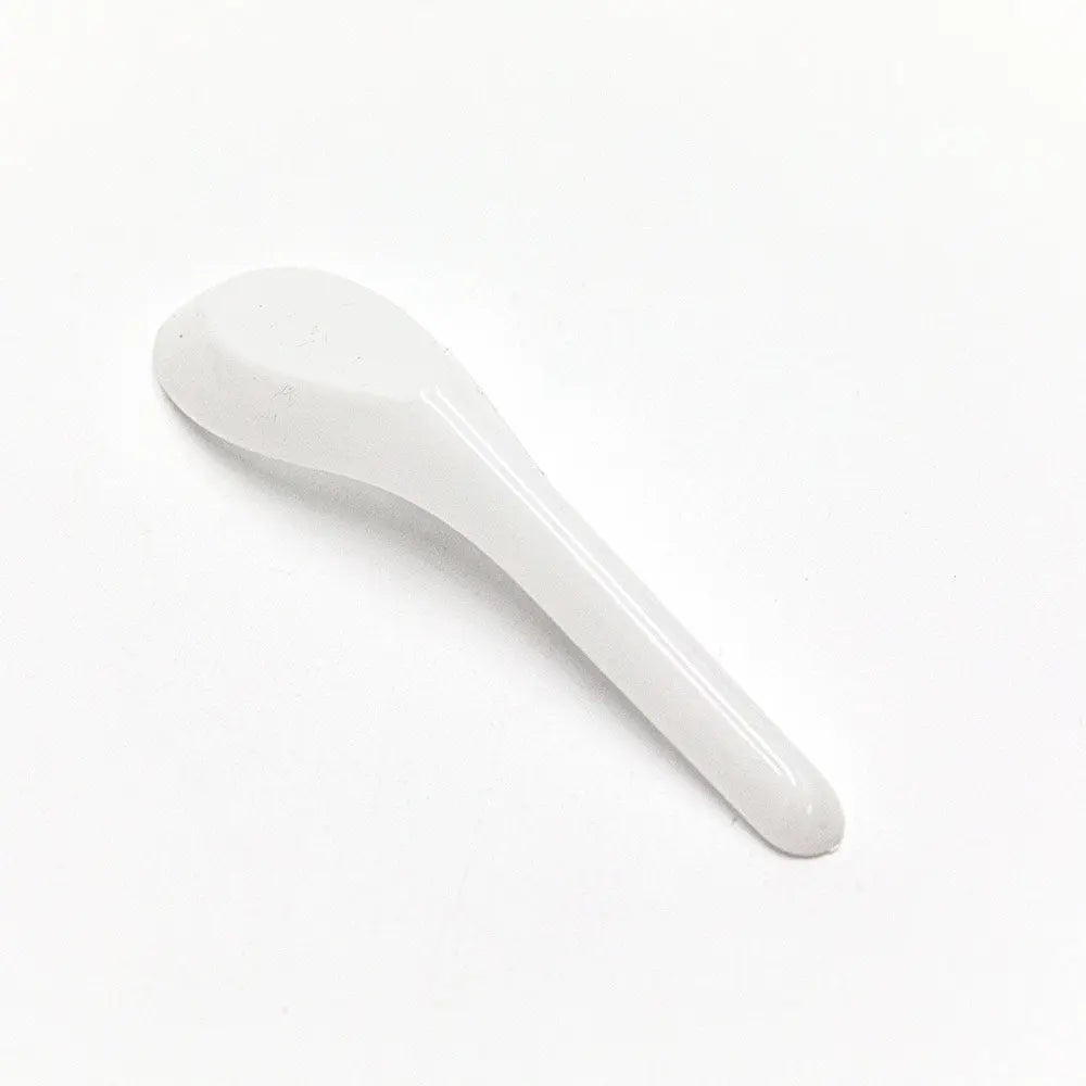 6" White Chinese Plastic Spoon - 850/Case JJ
