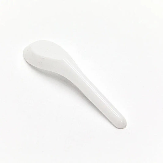 6" White Chinese Plastic Spoon - 850/Case JJ