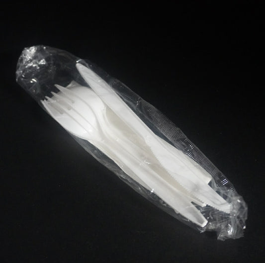 Meal Kit including Napkin, Knife, Fork and Spoon - 400/Case