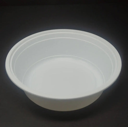 SD 32 oz. Round White Plastic Food Container Set (729) - 150/Case JJ