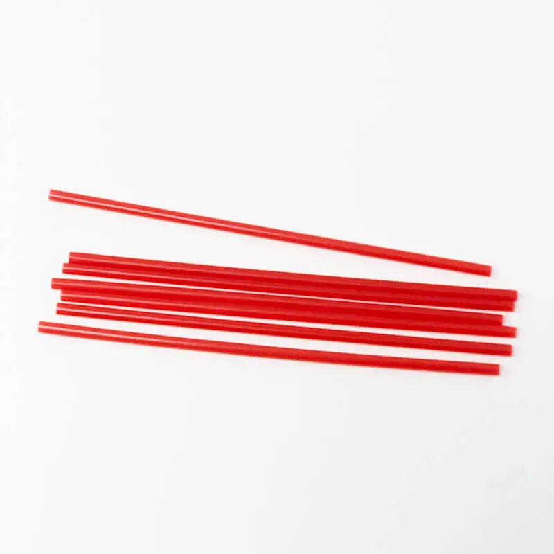 5" Small Red Plastic Coffee Stirrer - 9000/Case APC