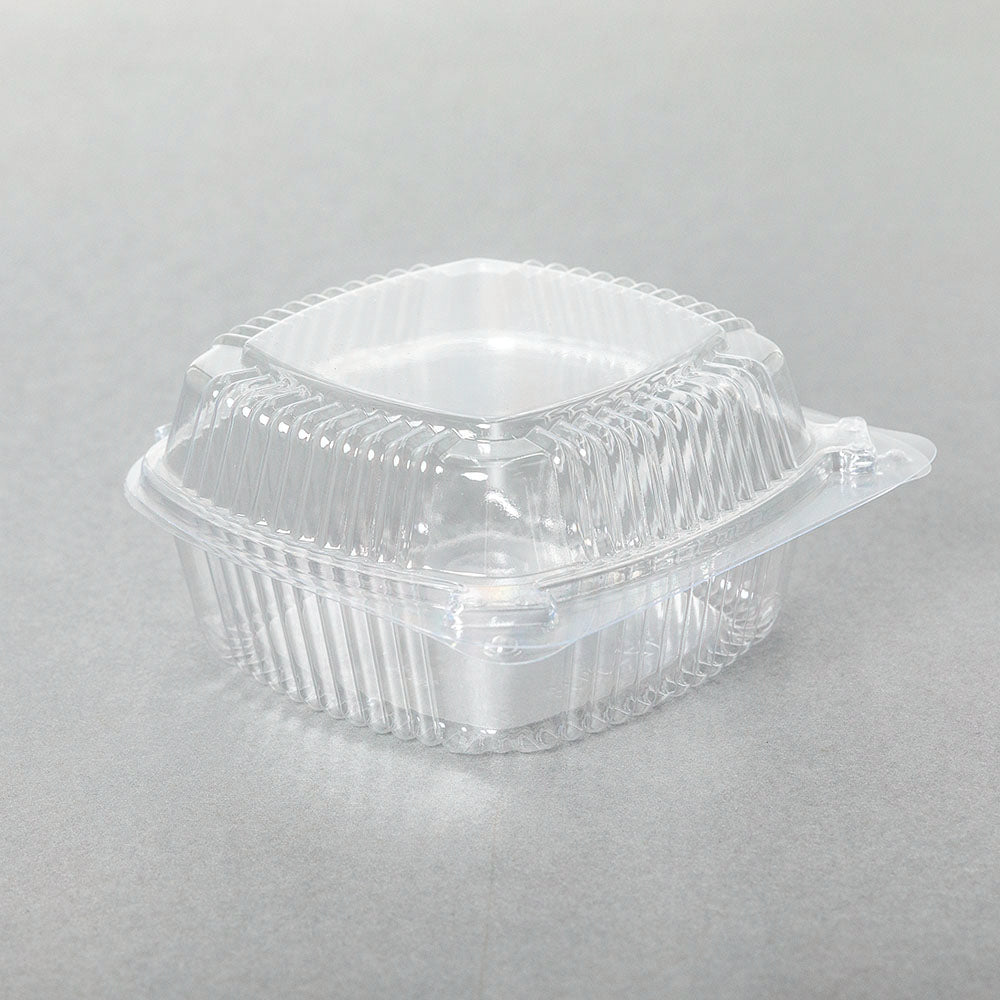J038 方形透明塑料容器 12 盎司 - 240/箱