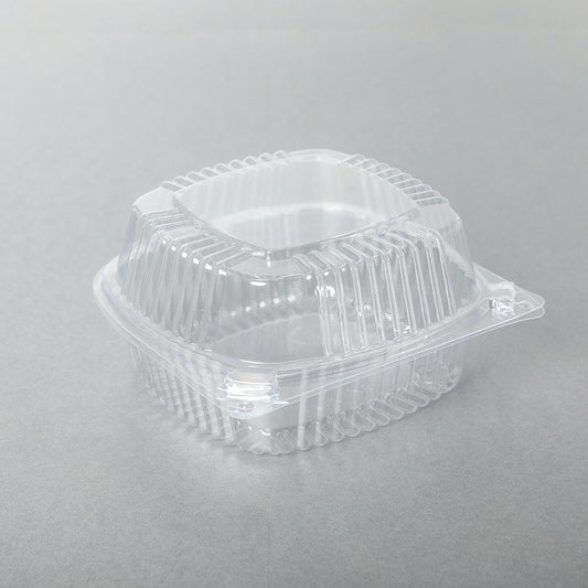J048 Square Clear Plastic Container 16 oz. - 240/Case