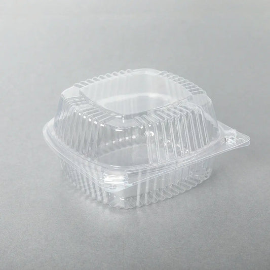 J048 Square Clear Plastic Container 16 oz. - 240/Case TZ