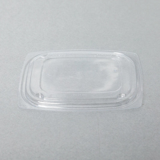 Dart Rectangular Clear Plastic Container Lid For C8DE/C16DE - 1008/Case