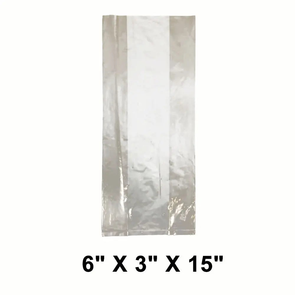 LDPE Clear Flat Bag 6 X 3 X 15 420 Case - restaurant supplies wholesale