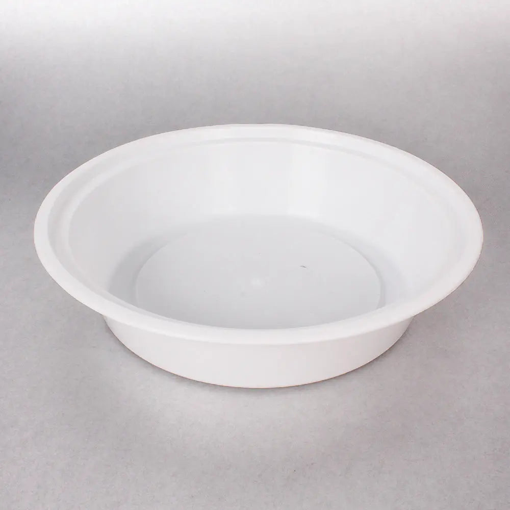 HT 24 oz. Round White Plastic Container Set - 150/Case HT