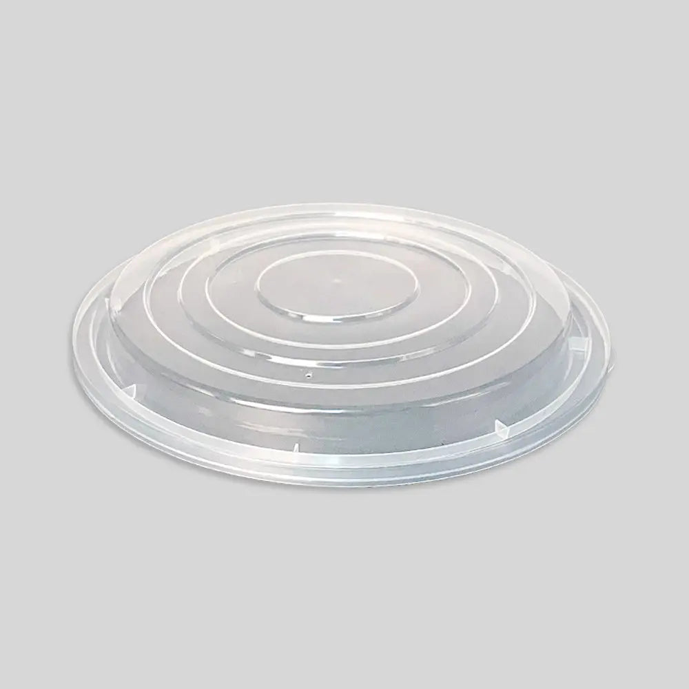 50 oz. Round Black Plastic Food Container Set w/ insert - 300 set/Case FUHE