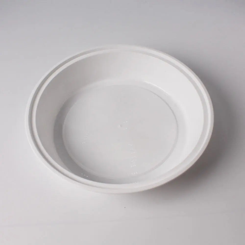 Round White Plastic Container Set 48 oz. (948) - 150/Case SUPERWIN