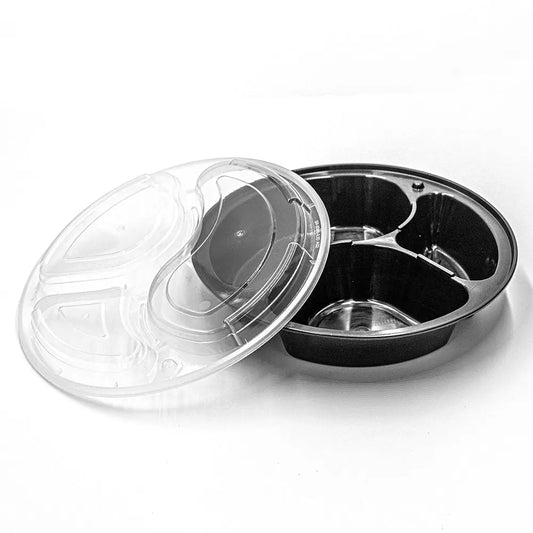 9" ROUND 3 COMP CONTAINER (398B/9388B )150 SET HT