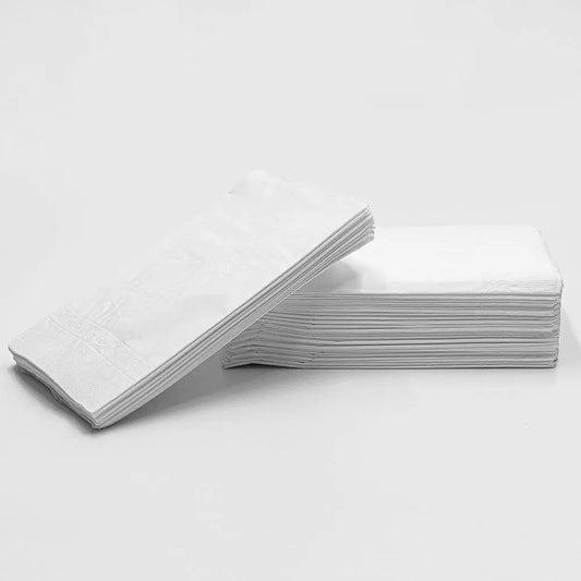 HW 16" X 14" White 2-Ply Dinner Napkin - 2000/Case HW