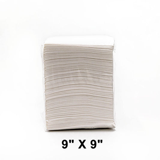 HW 9" X 9" White Beverage Napkin - 2300/Case