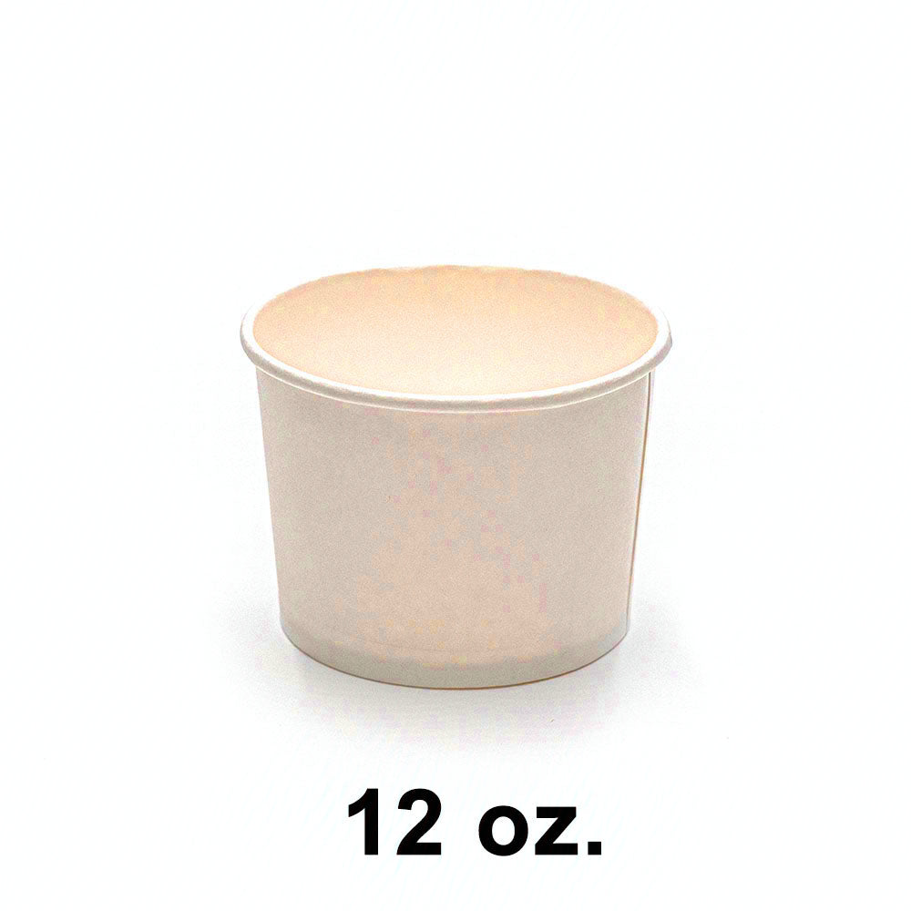 12 OZ PAPER SOUP CONTAINER (2 base+1 lid) 12-SJ