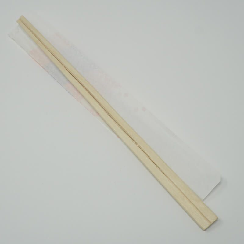 SD 8" Conjoined Wooden Japanese Style Chopstick - 2800/Case