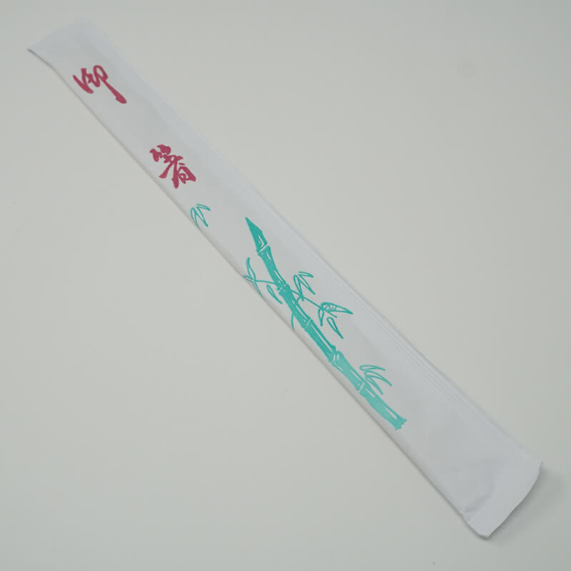 SD 9寸连体竹筷子(白色套)- 640/箱