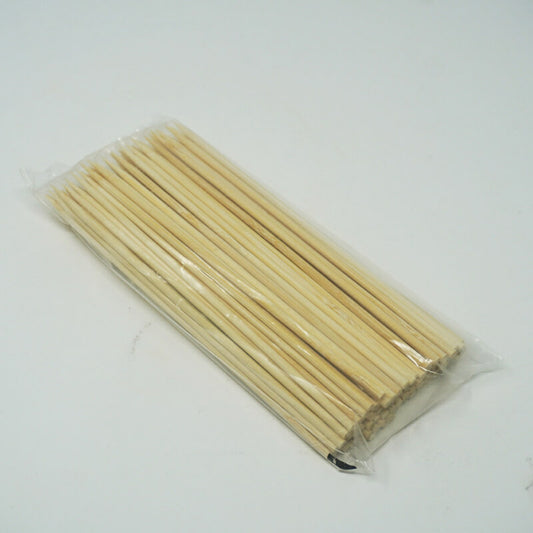 1/8" (3 mm) X 6" Thin Round Bamboo Skewer - 10000/Case