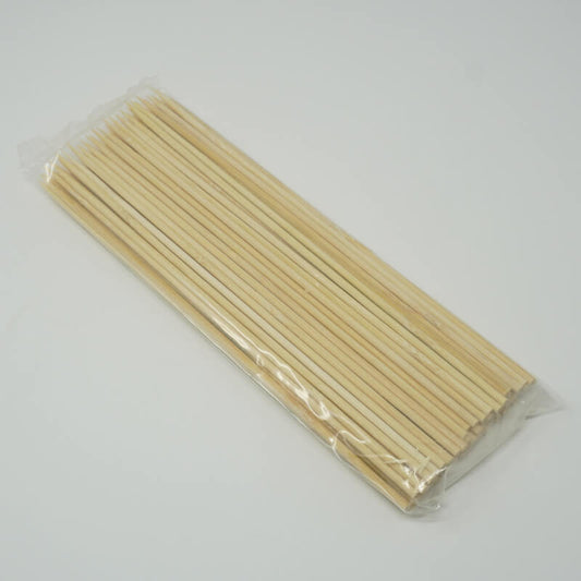 1/8" (3 mm) X 8" Thin Round Bamboo Skewer - 10000/Case