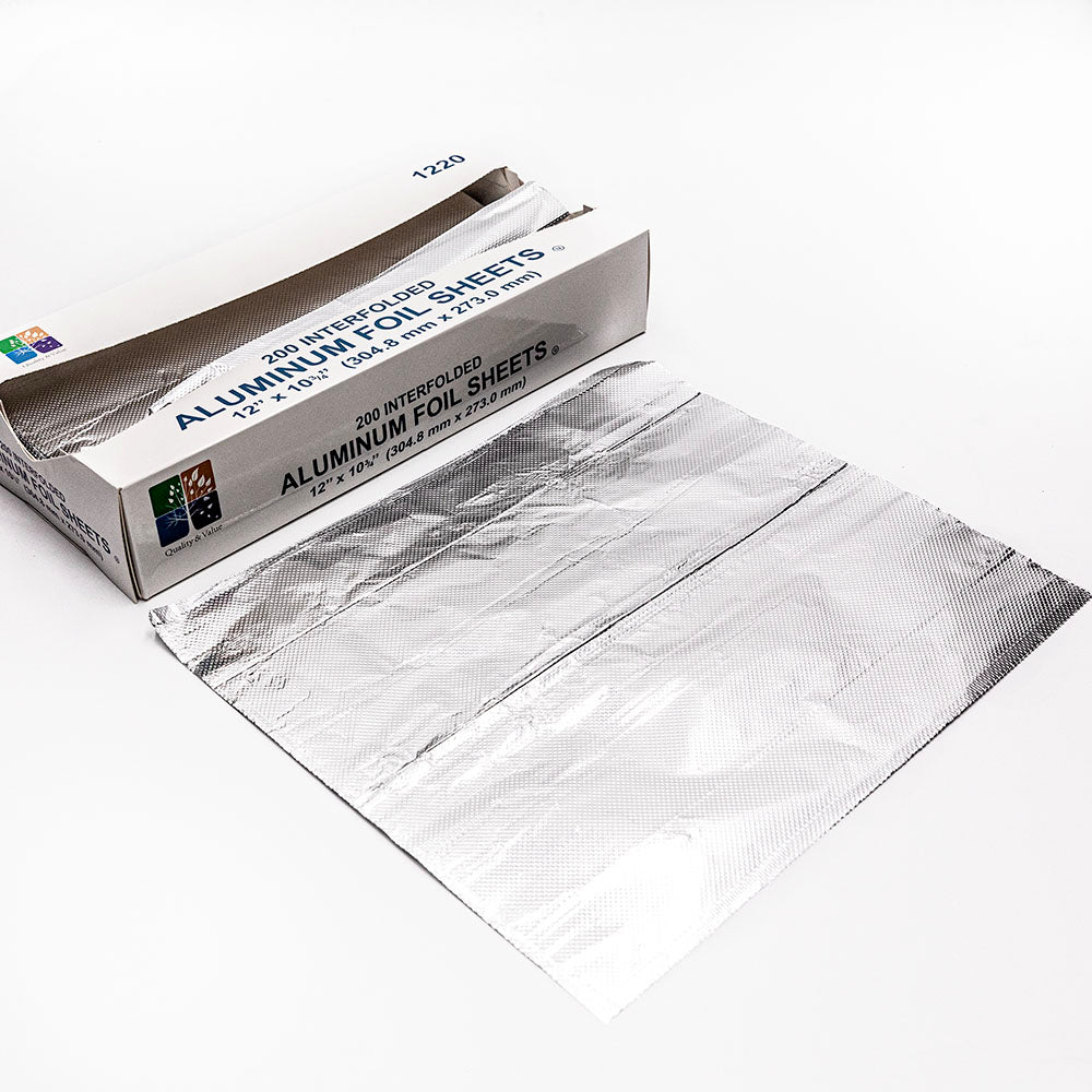 Aluminum Pop-up Foil Sheets 12" X 10.75" - 2400/Case