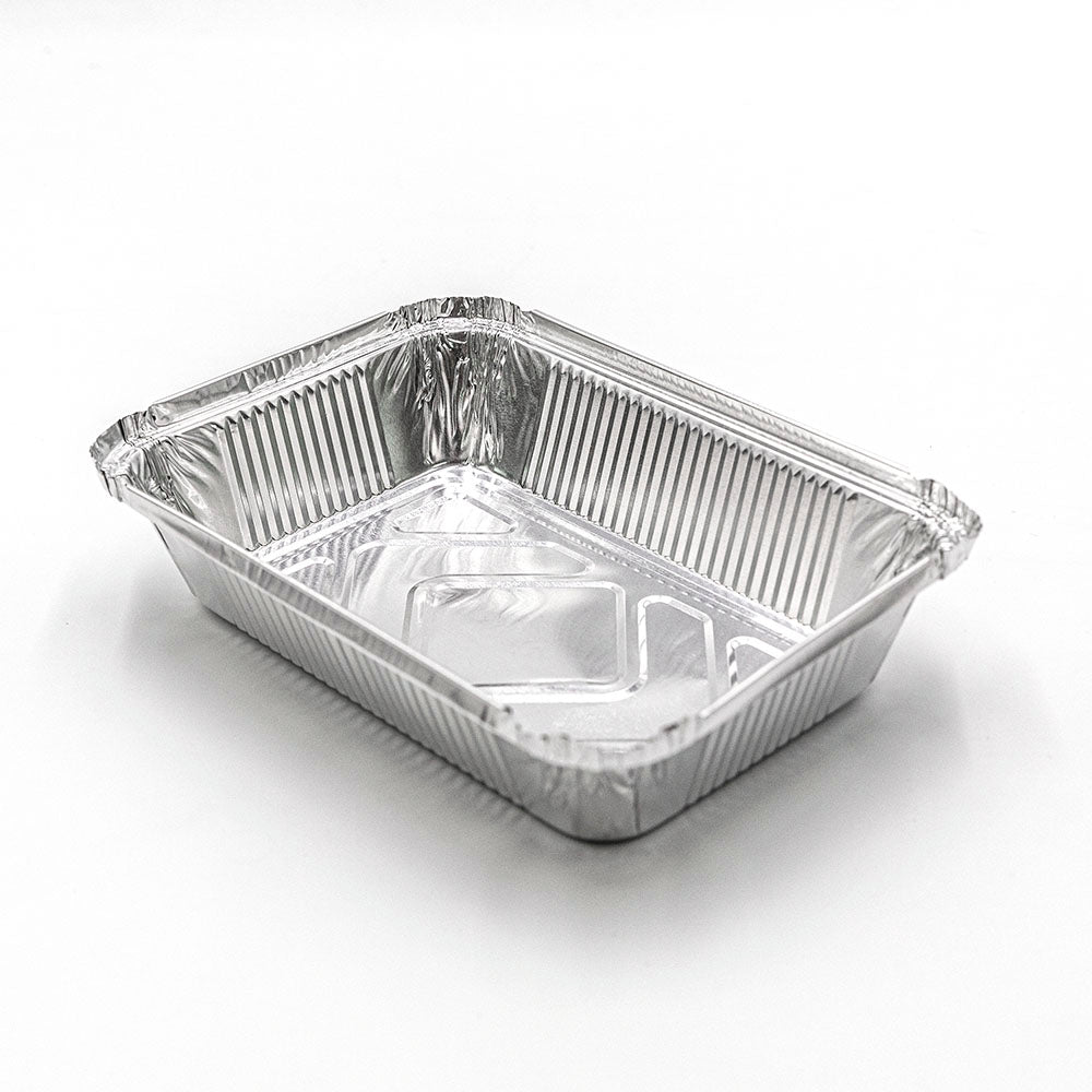 2.25 lb. Oblong Aluminum Foil Pan 8.5" X 6" X 2" (788) (Not Combo) - 500/Case