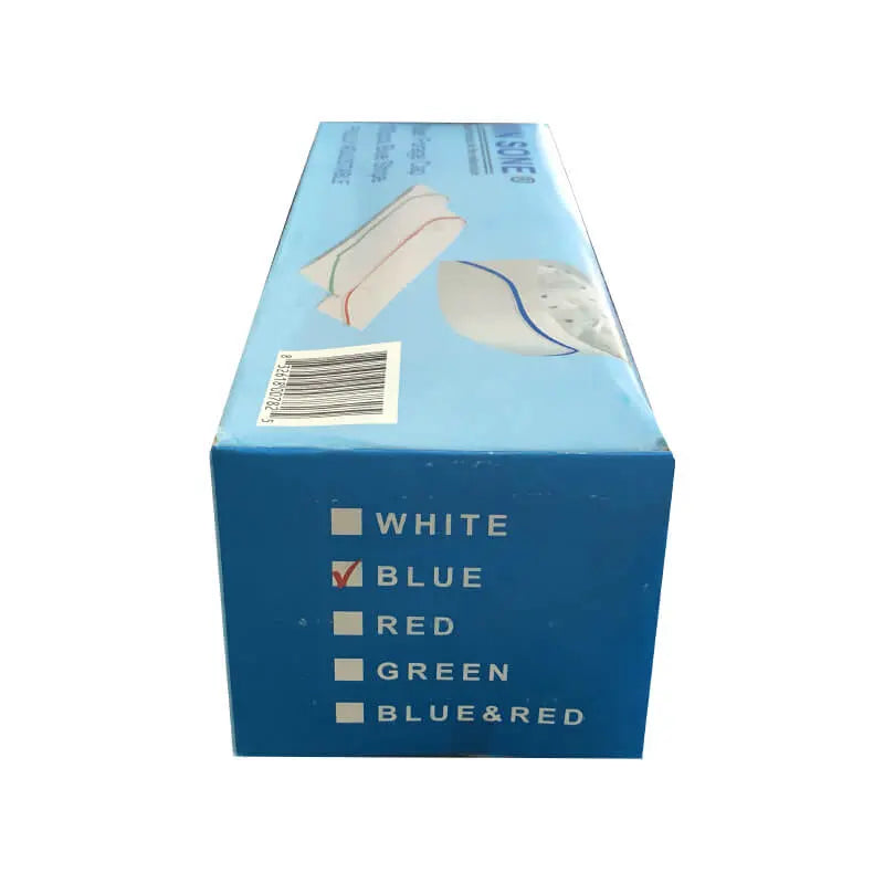 WS White w/ Blue Strip Paper Forage Cap - 1000/Case APC