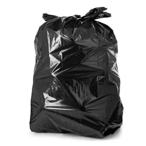 Black Plastic Garbage Bag 23" X 46" #46 - 100/Case APC