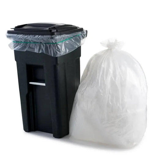 Clear Plastic Garbage Bag 23" X 46" #46 - 30/Case APC